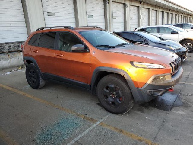 1C4PJMBS0GW124407 - 2016 JEEP CHEROKEE TRAILHAWK ORANGE photo 4