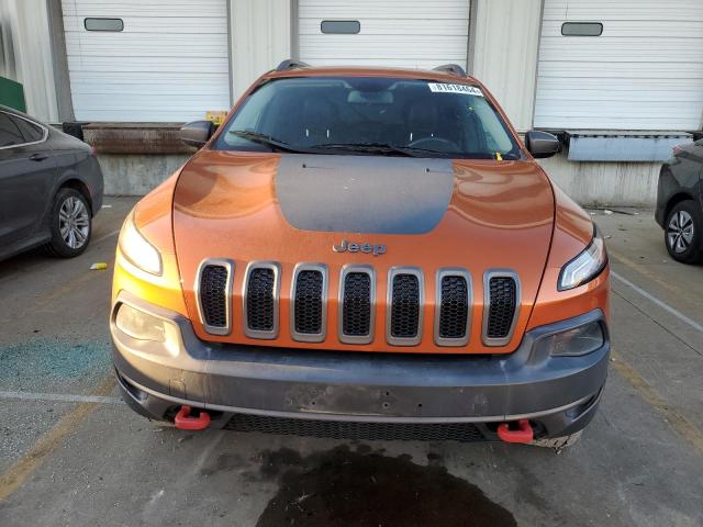 1C4PJMBS0GW124407 - 2016 JEEP CHEROKEE TRAILHAWK ORANGE photo 5