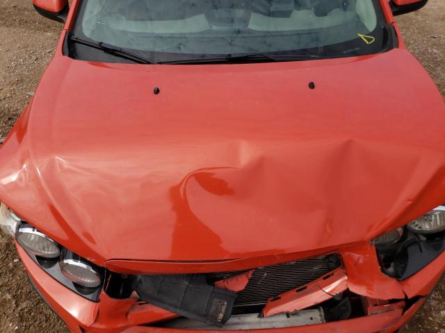 1G1JC6SB3D4114403 - 2013 CHEVROLET SONIC LT Помаранчевий фото 11