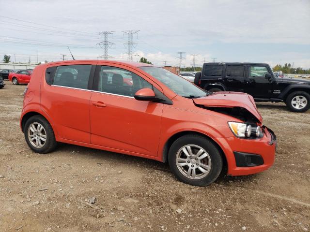 1G1JC6SB3D4114403 - 2013 CHEVROLET SONIC LT Помаранчевий фото 4