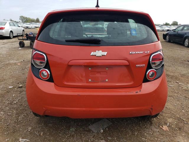 1G1JC6SB3D4114403 - 2013 CHEVROLET SONIC LT Помаранчевий фото 6