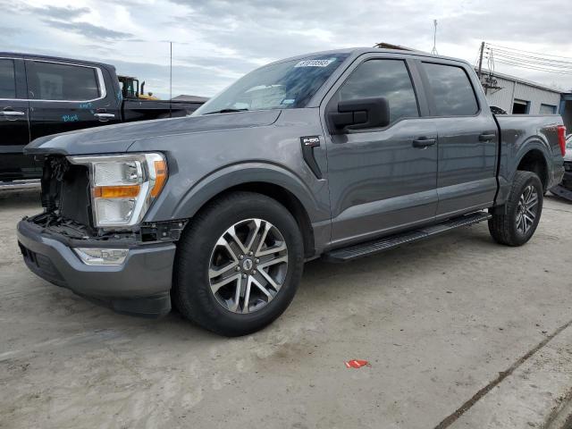 1FTEW1CP6MFB93938 - 2021 FORD F150 SUPERCREW GRAY photo 1