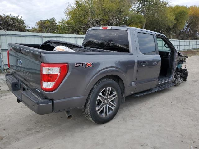 1FTEW1CP6MFB93938 - 2021 FORD F150 SUPERCREW GRAY photo 3