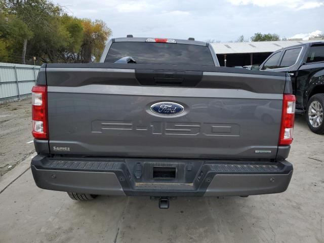 1FTEW1CP6MFB93938 - 2021 FORD F150 SUPERCREW GRAY photo 6