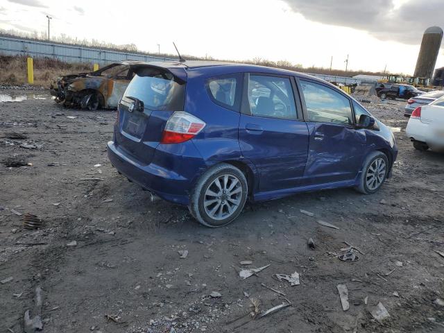 JHMGE8H60DC038340 - 2013 HONDA FIT SPORT BLUE photo 3