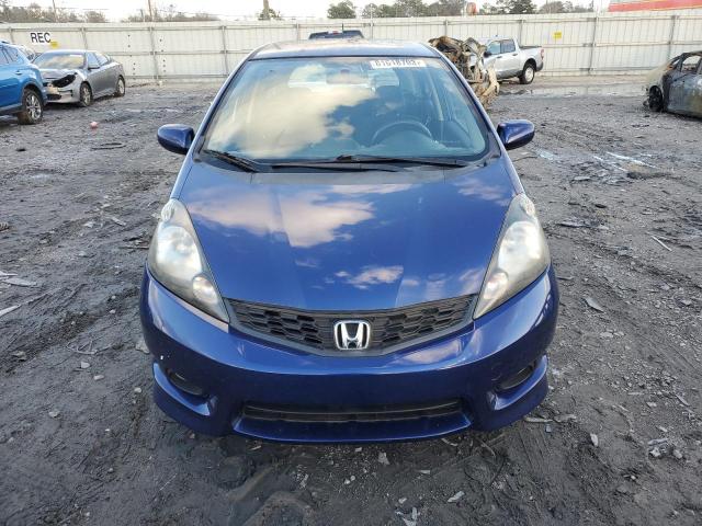 JHMGE8H60DC038340 - 2013 HONDA FIT SPORT BLUE photo 5