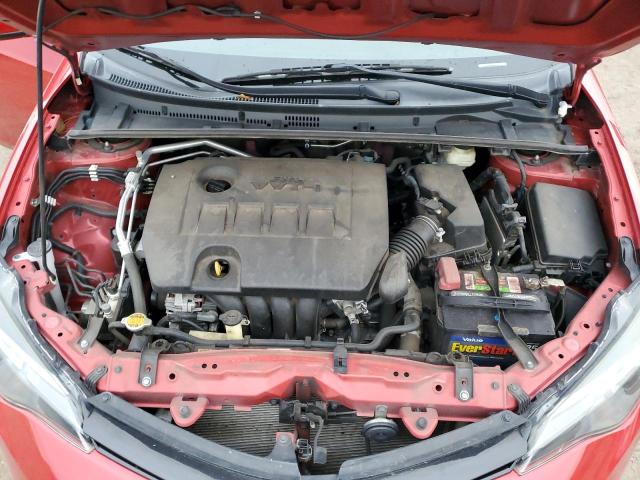 2T1BURHE1HC781811 - 2017 TOYOTA COROLLA L RED photo 11