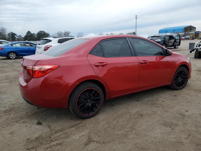 2T1BURHE1HC781811 - 2017 TOYOTA COROLLA L RED photo 3