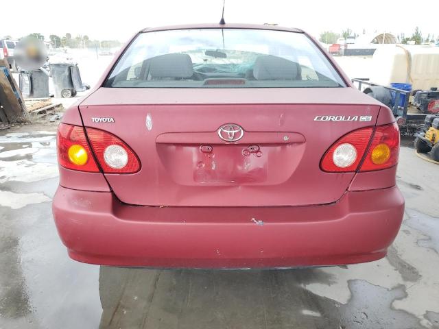 2T1BR32EX4C253931 - 2004 TOYOTA COROLLA CE BURGUNDY photo 6