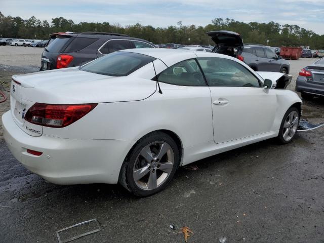 JTHFF2C28C2522299 - 2012 LEXUS IS 250 WHITE photo 3