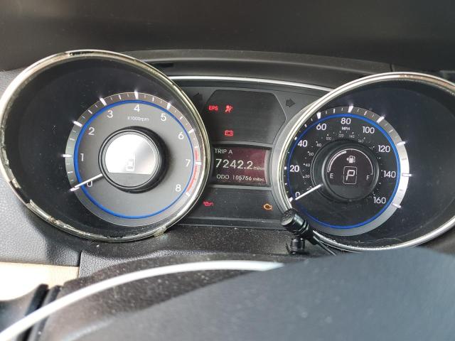 5NPEB4AC5DH554191 - 2013 HYUNDAI SONATA GLS BLACK photo 9