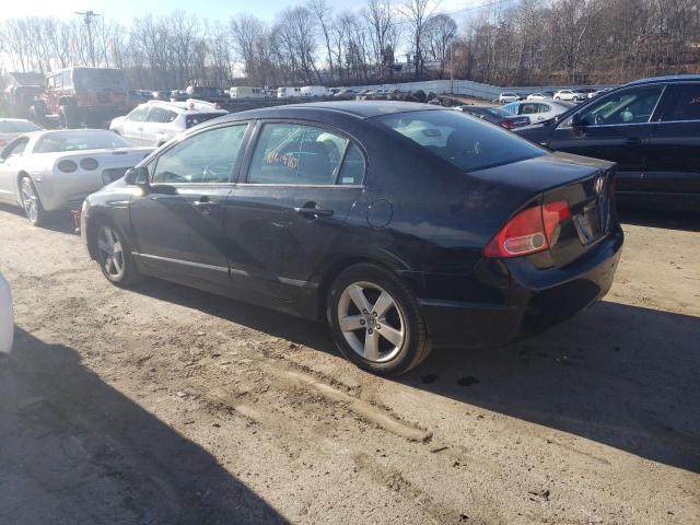 2HGFA16918H511874 - 2008 HONDA CIVIC EXL BLACK photo 2