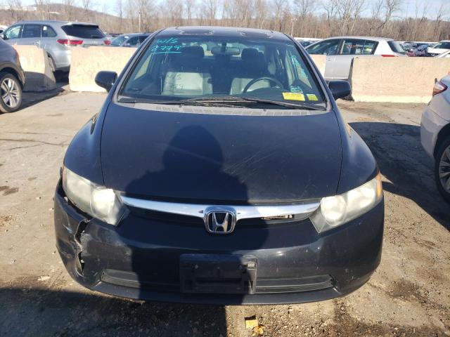 2HGFA16918H511874 - 2008 HONDA CIVIC EXL BLACK photo 5