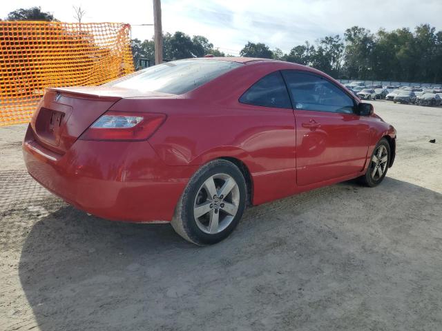 2HGFG12857H578083 - 2007 HONDA CIVIC EX RED photo 3