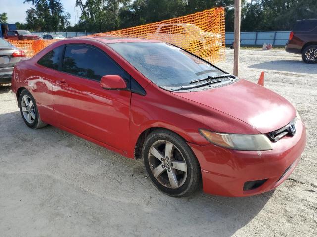 2HGFG12857H578083 - 2007 HONDA CIVIC EX RED photo 4