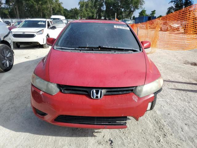 2HGFG12857H578083 - 2007 HONDA CIVIC EX RED photo 5