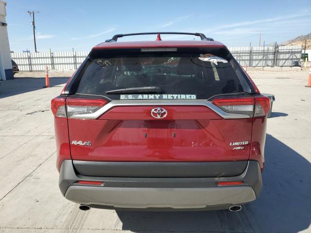 JTMN1RFV6KJ006229 - 2019 TOYOTA RAV4 LIMITED Կարմիր լուսանկար 6