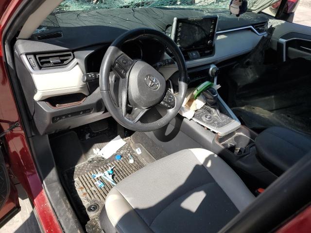 JTMN1RFV6KJ006229 - 2019 TOYOTA RAV4 LIMITED Կարմիր լուսանկար 8