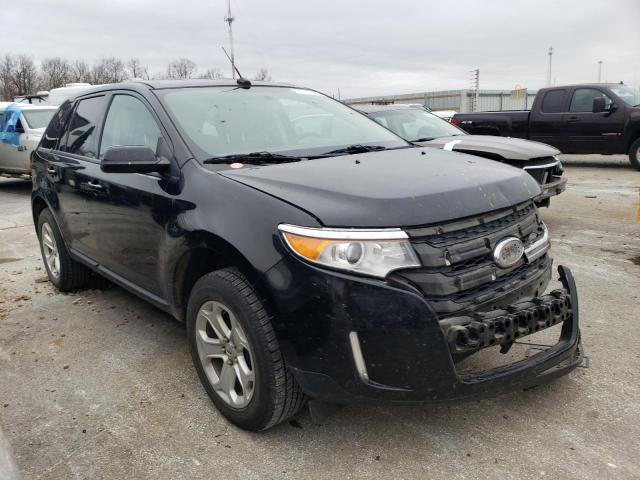 2FMDK3JC1EBB86042 - 2014 FORD EDGE SEL BLACK photo 4