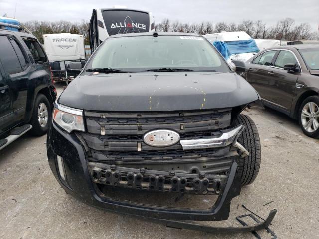 2FMDK3JC1EBB86042 - 2014 FORD EDGE SEL BLACK photo 5