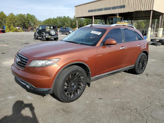 JNRAS08W76X211560 - 2006 INFINITI FX35 ORANGE photo 1