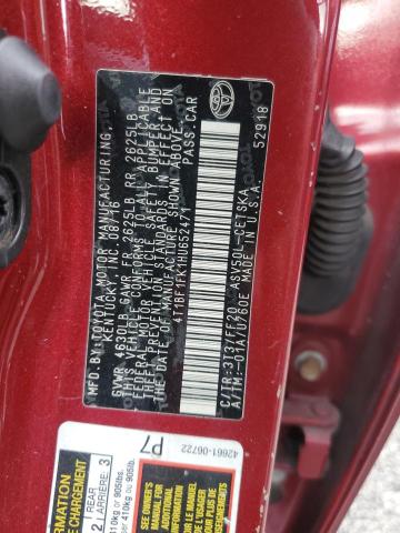 4T1BF1FK1HU652471 - 2017 TOYOTA CAMRY LE RED photo 13