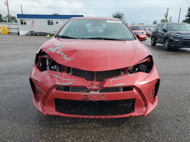 2T1BURHE8HC837596 - 2017 TOYOTA COROLLA L RED photo 5