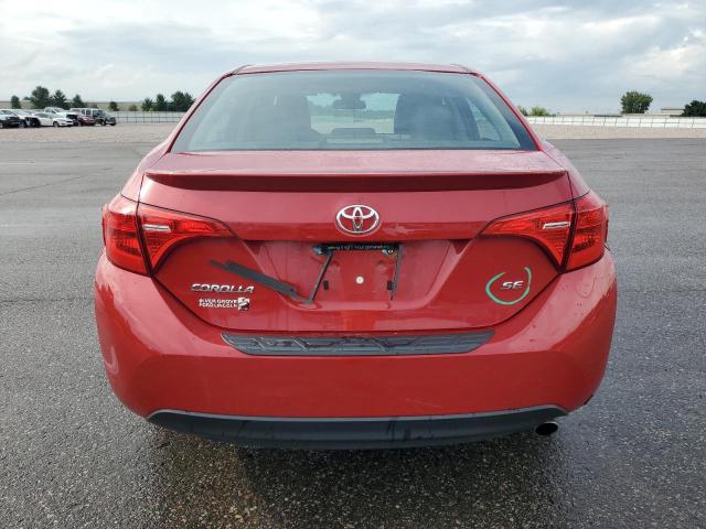 2T1BURHE8HC837596 - 2017 TOYOTA COROLLA L RED photo 6