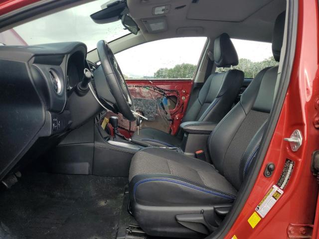 2T1BURHE8HC837596 - 2017 TOYOTA COROLLA L RED photo 7