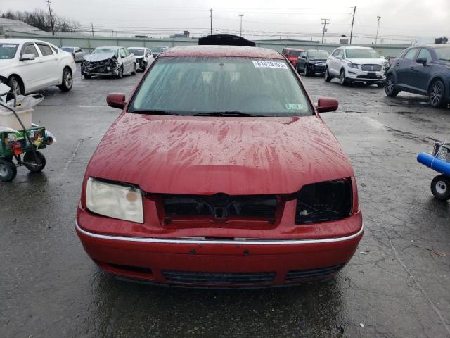 3VWSA69M04M109430 - 2004 VOLKSWAGEN JETTA GLS RED photo 5