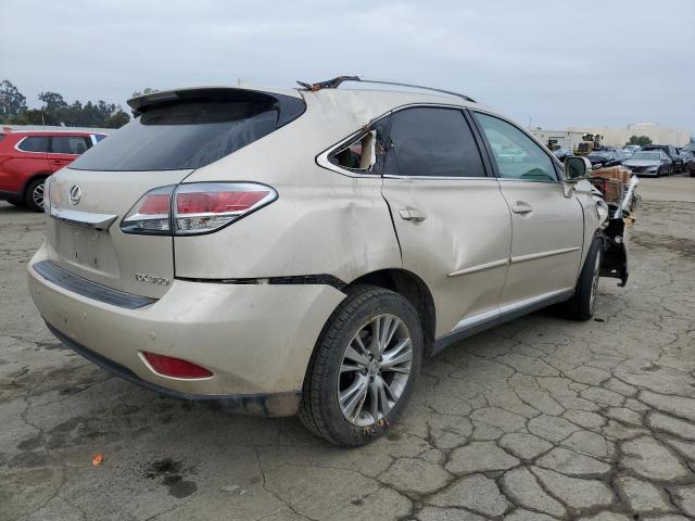 2T2BK1BA1EC228547 - 2014 LEXUS RX 350 BASE BEIGE photo 3