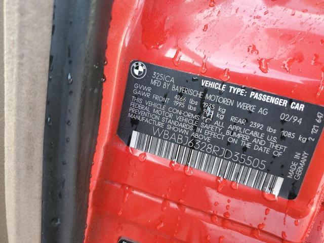 WBABJ6328RJD35505 - 1994 BMW 325 IC AUTOMATIC 红色 照片 12