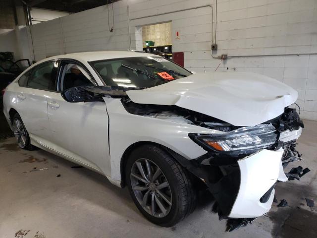 1HGCV1F13MA078973 - 2021 HONDA ACCORD LX WHITE photo 4