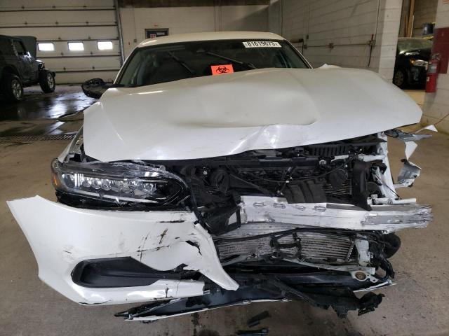 1HGCV1F13MA078973 - 2021 HONDA ACCORD LX WHITE photo 5