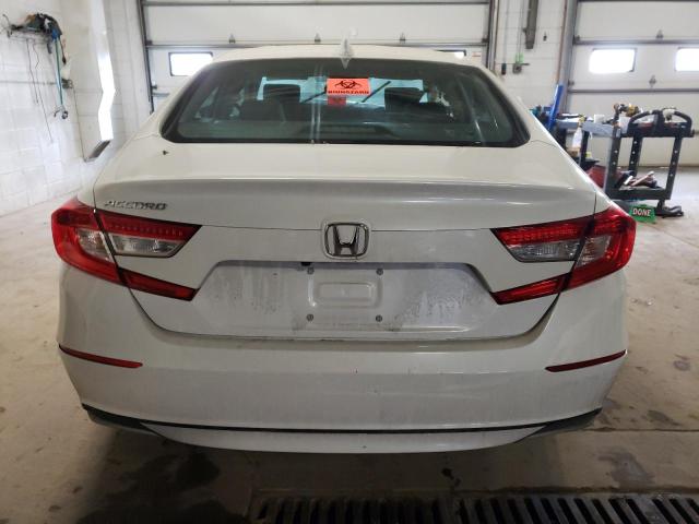 1HGCV1F13MA078973 - 2021 HONDA ACCORD LX WHITE photo 6