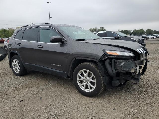 1C4PJMCS4EW247669 - 2014 JEEP CHEROKEE LATITUDE ნაცრისფერი ფოტო 4