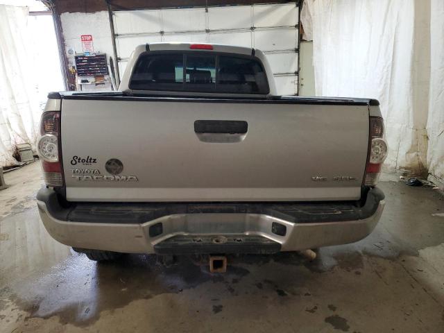 3TMMU4FN7DM055578 - 2013 TOYOTA TACOMA DOUBLE CAB LONG BED SILVER photo 6