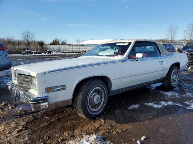 1G6AL6784EE651171 - 1984 CADILLAC ELDORADO BIARRITZ WHITE photo 1