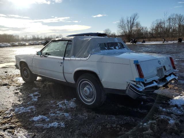 1G6AL6784EE651171 - 1984 CADILLAC ELDORADO BIARRITZ WHITE photo 2