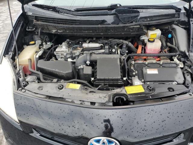 JTDKN3DU1D5596012 - 2013 TOYOTA PRIUS BLACK photo 11