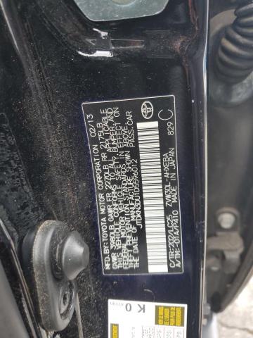 JTDKN3DU1D5596012 - 2013 TOYOTA PRIUS BLACK photo 12