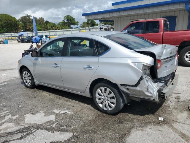 3N1AB7AP0FL680211 - 2015 NISSAN SENTRA S SILVER photo 2