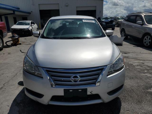 3N1AB7AP0FL680211 - 2015 NISSAN SENTRA S SILVER photo 5