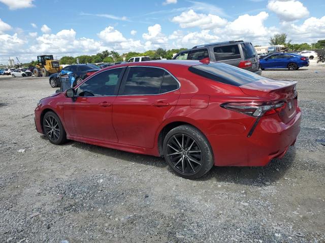 4T1S11AKXRU204222 - 2024 TOYOTA CAMRY SE NIGHT SHADE RED photo 2