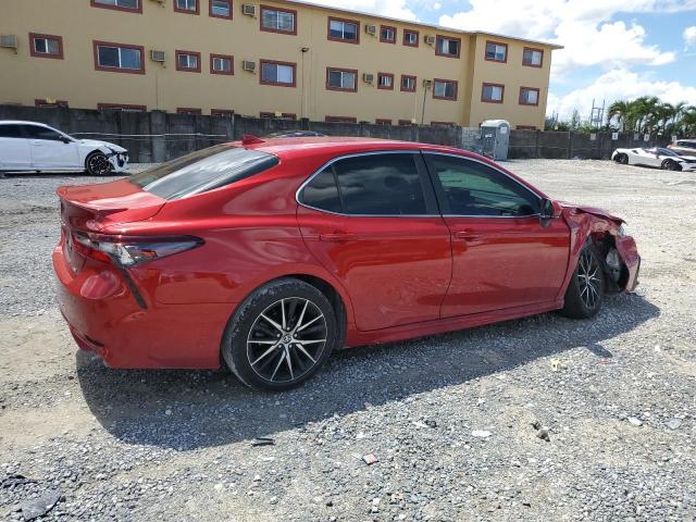 4T1S11AKXRU204222 - 2024 TOYOTA CAMRY SE NIGHT SHADE RED photo 3