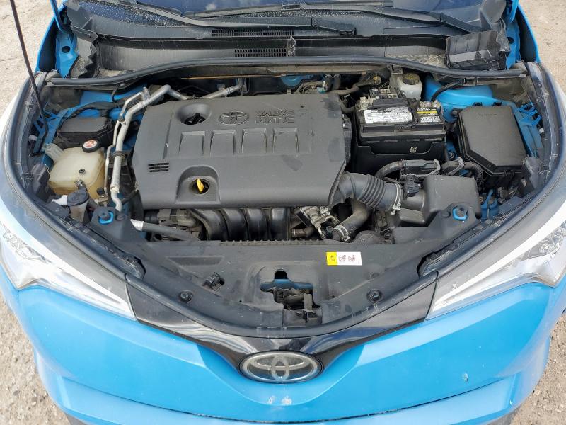 JTNKHMBX0K1055088 - 2019 TOYOTA C-HR XLE BLUE photo 11