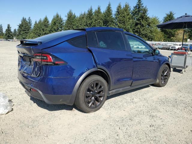7SAXCDE58PF419116 - 2023 TESLA MODEL X BLUE photo 3