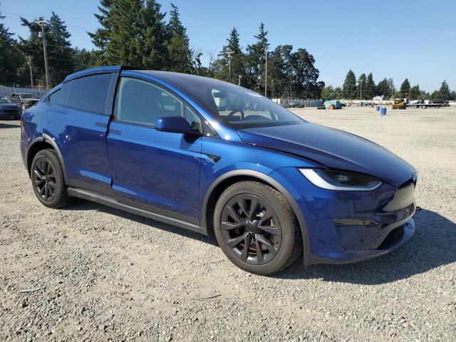 7SAXCDE58PF419116 - 2023 TESLA MODEL X BLUE photo 4