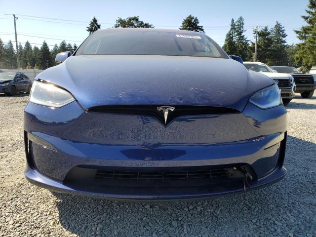 7SAXCDE58PF419116 - 2023 TESLA MODEL X BLUE photo 5