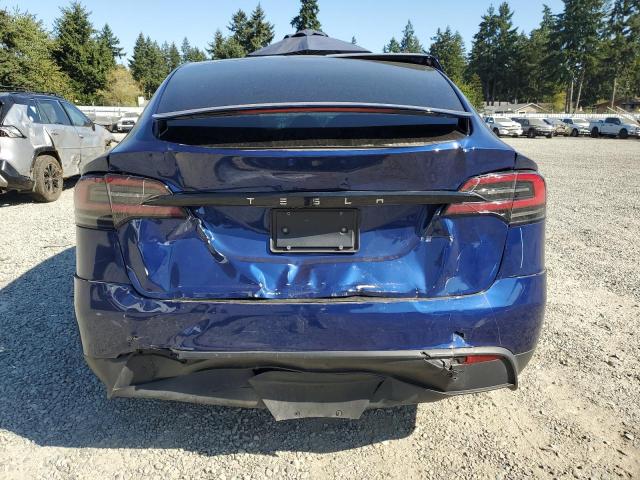 7SAXCDE58PF419116 - 2023 TESLA MODEL X BLUE photo 6